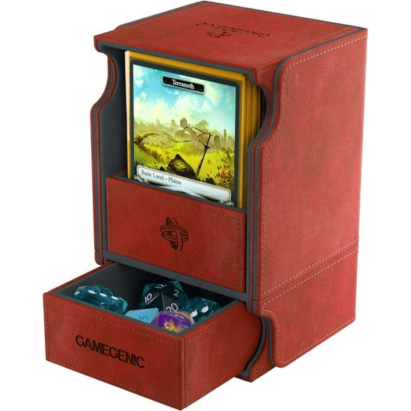 Game Genic Watchtower 100+ XL Red 2 Drawer Deck Box