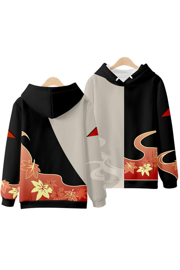 Game Genshin Impact Kaedehara Kazuha Adult Hoodies Cosplay Costume Sweatshirts Pullover