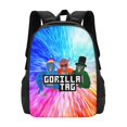 Game Gorilla Tag Canvas Backpack Couple Backpacks Cartoon Bags