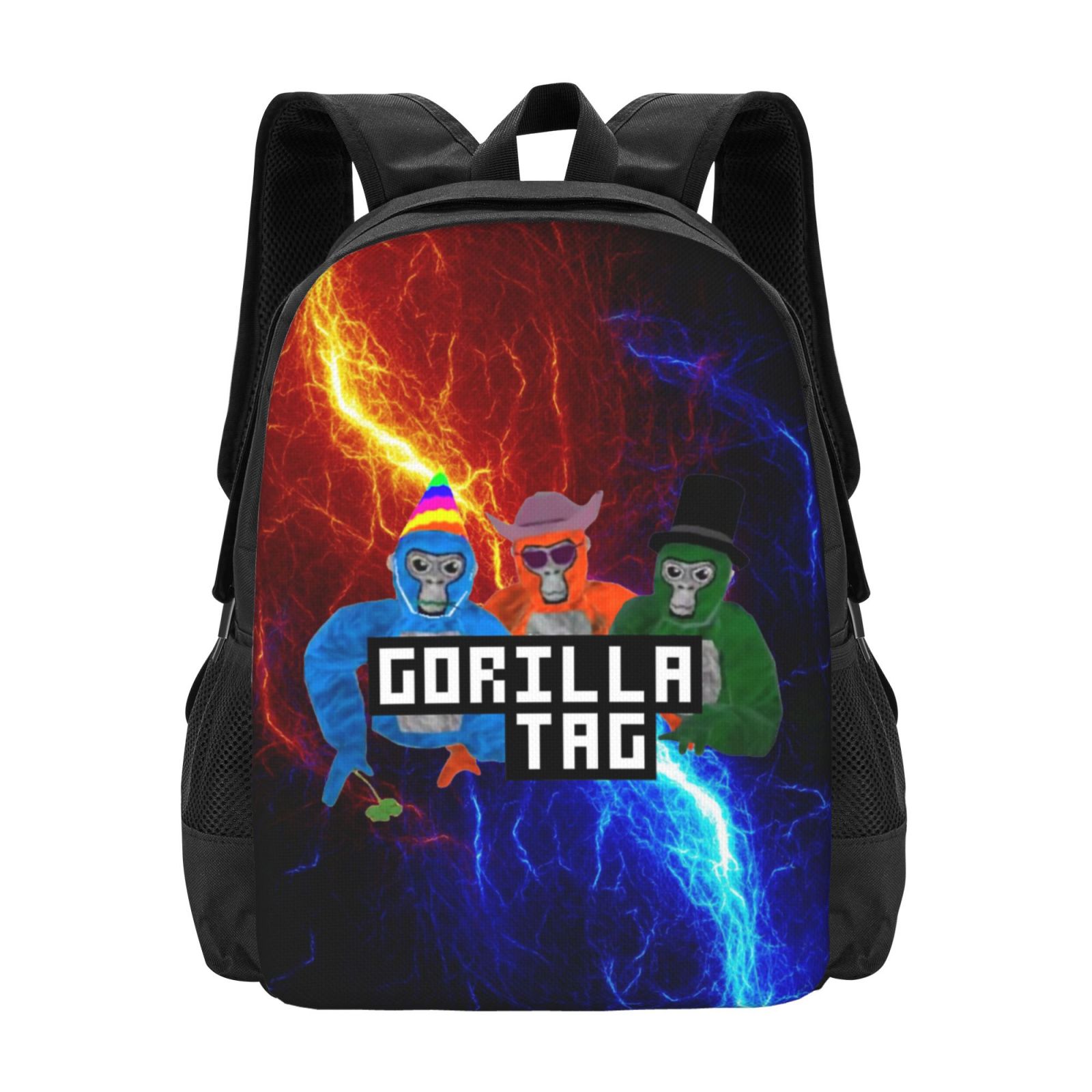 Game Gorilla Tag Canvas Backpack Couple Backpacks Cartoon Bags ...