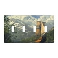 thumbnail image 1 of Game Graphics Lake Switch Cover Decorative Wall Plate / 4-Gang 4-Toggle / Standard Size 4.5x8 in, 1 of 5