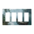 thumbnail image 1 of Game Graphics Lake Switch Cover Decorative Wall Plate / 4-Gang Screwless / Standard Size 4.5x8 in, 1 of 5