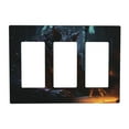 thumbnail image 1 of Game Graphics Switch Cover Decorative Wall Plate 3-Gang Standard Size, 1 of 5