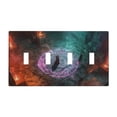 thumbnail image 1 of Game Graphics Temple Switch Cover Decorative Wall Plate / 4-Gang 4-Toggle / Standard Size 4.5x8 in, 1 of 5