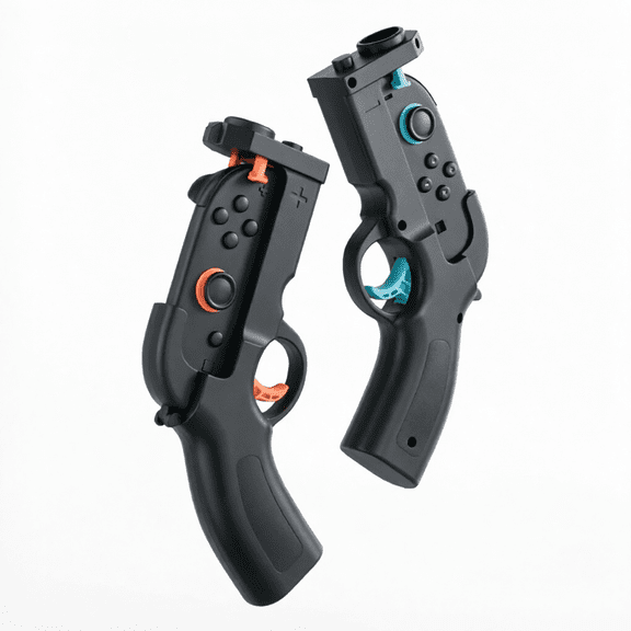 For Game Gun Controller Grip Compatible with Nintendo Switch 2 Joy-Con, 2 Pack Motion Sensing Shooting Game Handle, Ergonomic Shooting Game Accessory for NS2 Shooting Games