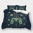 thumbnail image 1 of Game Handle Printed Bedspreads Teen Adult Modern Bedroom Decor Home Bedclothes Bed Gift,King (90"x104"), 1 of 5