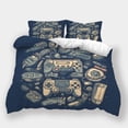 thumbnail image 1 of Game Handle Printed Bedspreads Teenager Fashion Design Duvet Cover Pillowcase Bed Set,Queen (90"x90"), 1 of 5