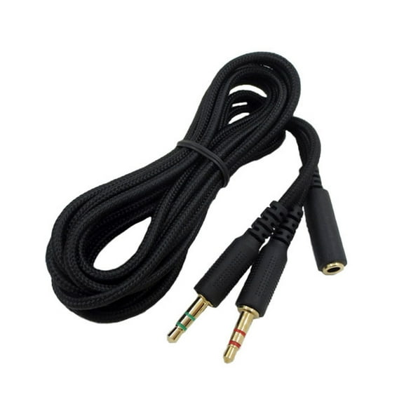 Game Headset Headphone Adapter Splitter Cord for Headsets 3.5mm Male Female Connect Extension Cable