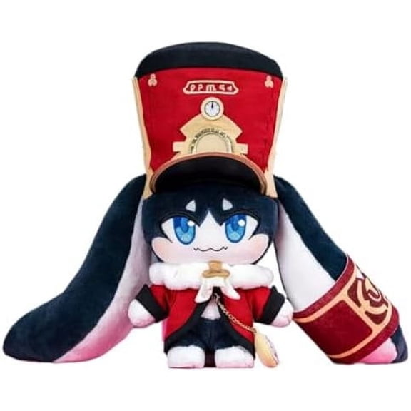 Game Honkai :Fumo Plush Star Rail Pom-Pom Pamu Conductor Rabbit Plushie Stuffed Plush Doll Body Toy Cosplay (Body and Clothes)