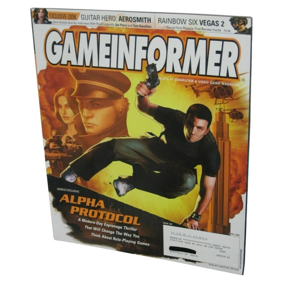 Game Informers Alpha Protocol April 2008 Official Magazine Book Issue #180