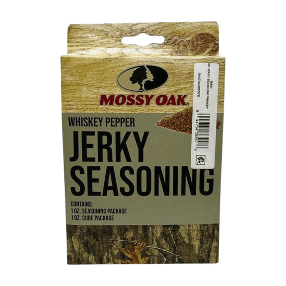 Mossy Oak Whiskey Pepper Jerky Seasoning Kit, Seasons 5lbs