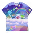 thumbnail image 1 of Game Kirby Character Unisex Short Sleeve T Shirt Daily Novelty 3D Printed T-Shirts Soft Comfortable Tee Shirt Top For Men And Women, 1 of 7