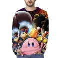 thumbnail image 1 of Game Kirby Star Allies Men's Long Sleeve T Shirt 3D Printed Fashion Tee Shirts Top Soft Comfortable Daily Shirt, 1 of 6