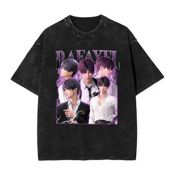 Game Love And Deepspace Shirt Rafayel Graphics T Shirt Women Cotton Unisex Vintage Short Sleeve Love And Deepspace Merch