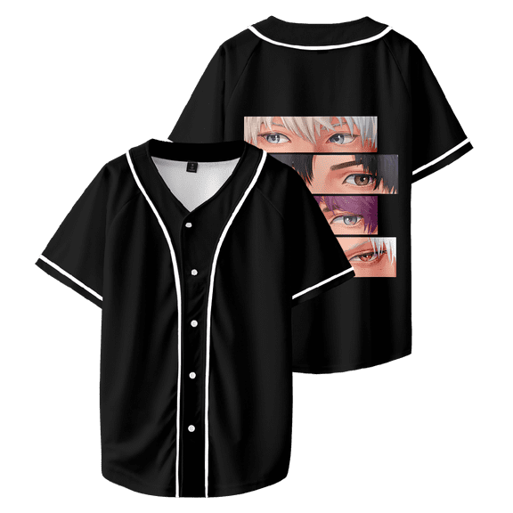 Game Love and Deepspace Merch Baseball Shirt Unisex Short Sleeve Casual Shirts
