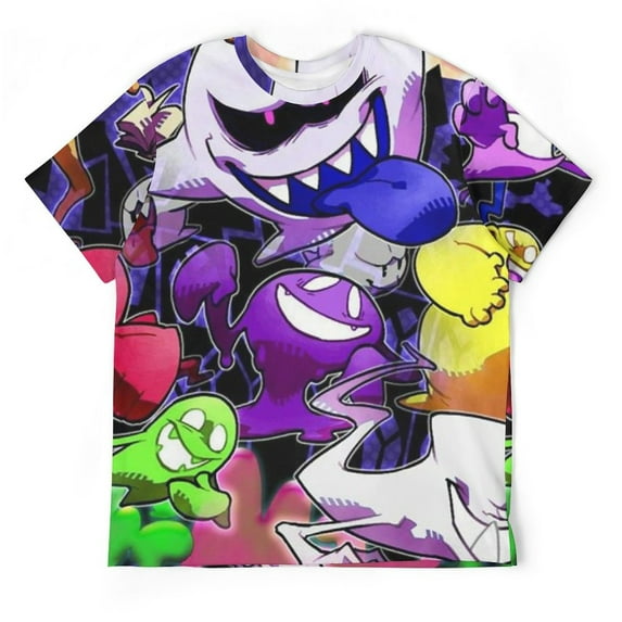Game Luigi's Mansion Play Unisex Short-sleeve Shirt For Men Women Novelty 3D Print T-Shirt Soft Comfortable Tee Shirts