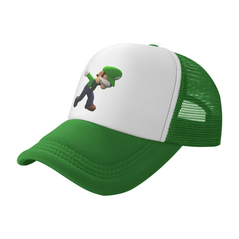 Game Luigi's Mansion Unisex Mesh Baseball Cap Sun Hat Summer Game Luigi's Mansion Unisex Mesh Baseball Cap Sun Hat Summer