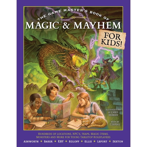 Game Master The Game Master's Book of Magic & Mayhem for Kids: Locations, Npcs, Traps, Dungeons, Magic Items, Monsters and , (Paperback)