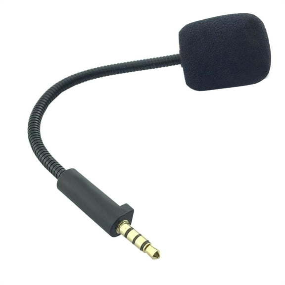 Game Mic Replacement for ROG / S Wireless Gamings Headsets, 3.5mm Microphones Boom with Cover