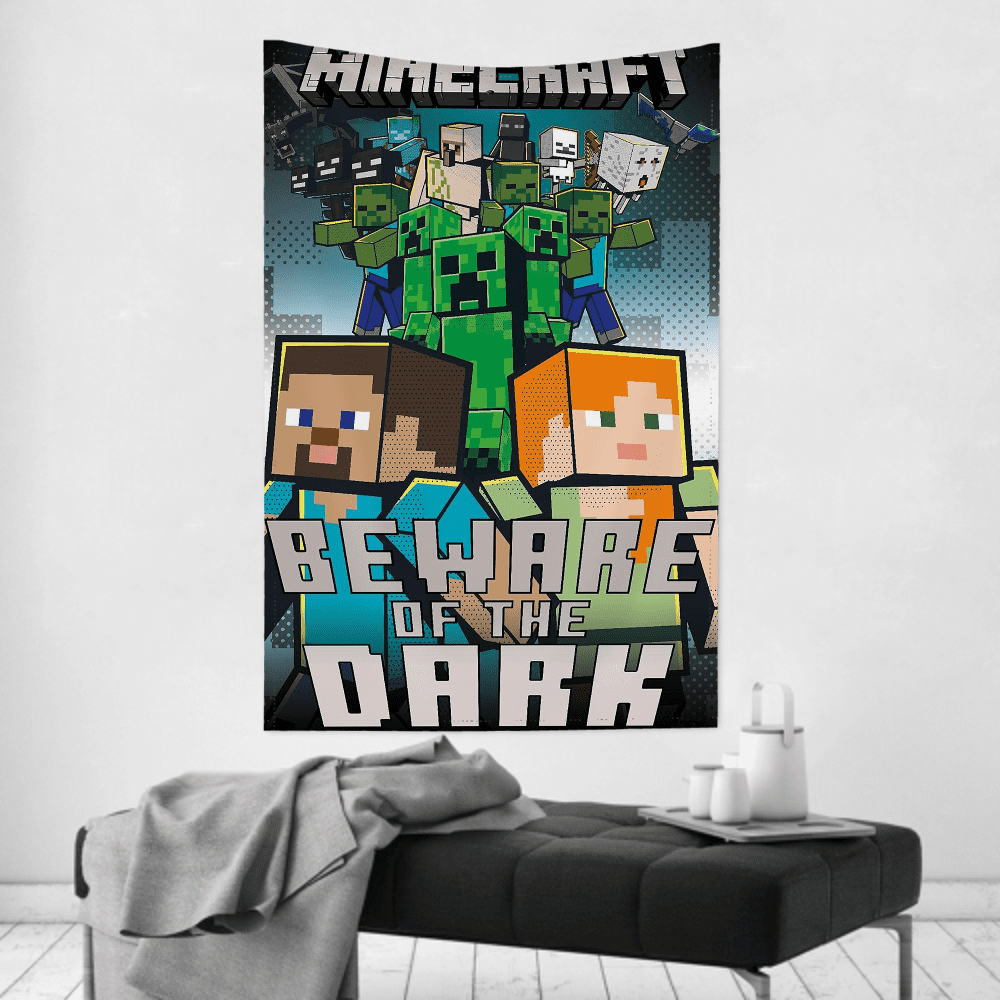 Game Mine And M-MINECRAFTES Hanging Bohemian Tapestry Room Decor Wall ...