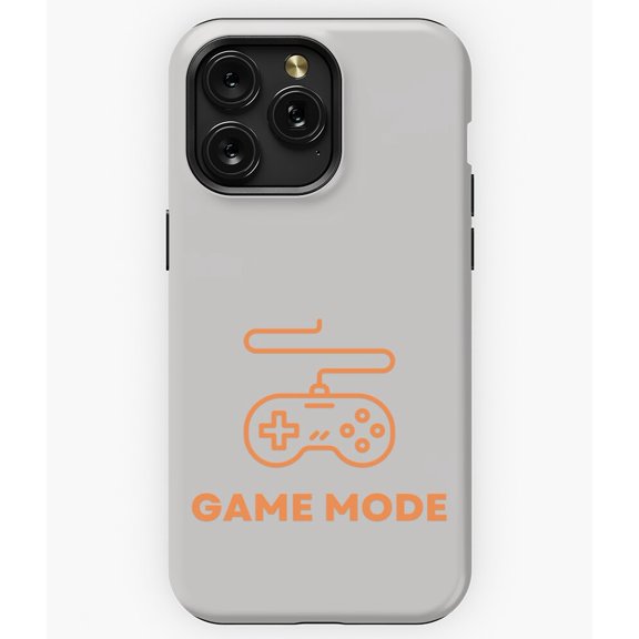 Game Mode On Funny Gaming Lifestyle Quote Graphic A3728 Phone Case for iPhone 11 to 17 Pro Max