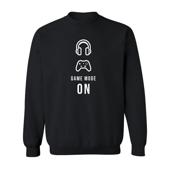 Game Mode On Sweatshirt Men -Image by Shutterstock, Male Large