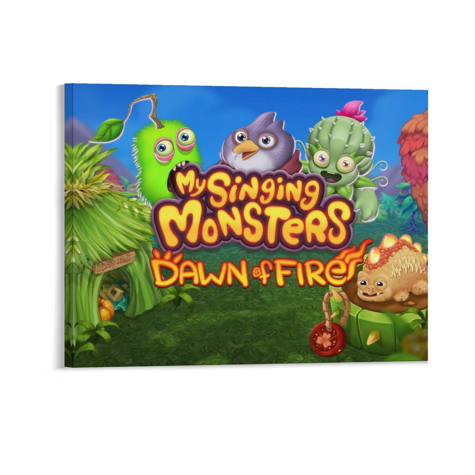 Game My Singing Monsters Dawn of Fire Decorative Painting Canvas Wall Poster  Art Picture Painting Gift Living Room Posters Bedroom Painting Decor -  Walmart.com