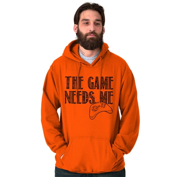 Game Needs Me PC Gamer Nerdy Geeky Hoodie Sweatshirt Women Men Brisco Brands M