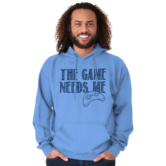 Game Needs Me PC Gamer Nerdy Geeky Unisex Plus Fleece Graphic Hoodie Brisco Brands 5X