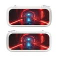thumbnail image 1 of Game Neon, Carrying Case For Nintendo Switch & OLED Version, Eva Lightweight Shockproof Protective Pouch Case for Game Console & Accessories with 10 Game Card Slot & Wristband, White, 1 of 6