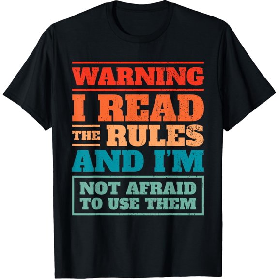 Game Night Fun I Read The Rules I Game Night Host T-Shirt