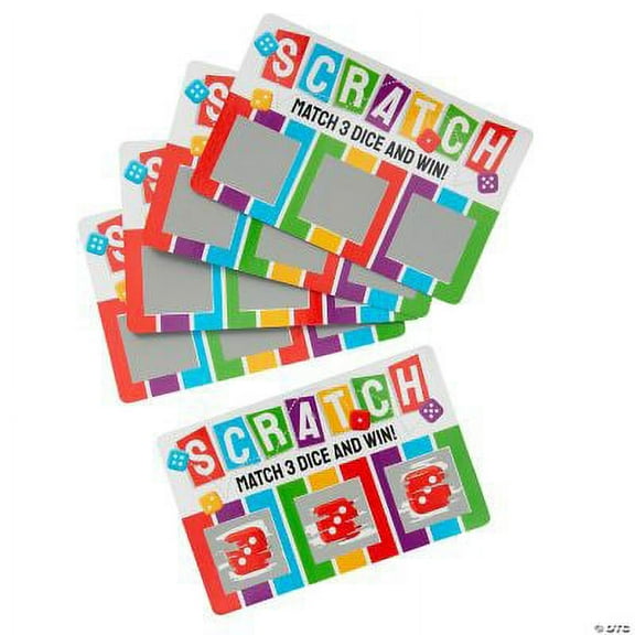 Game Night Scratch-Off Tickets, Birthday, Stationery, 24 Pieces
