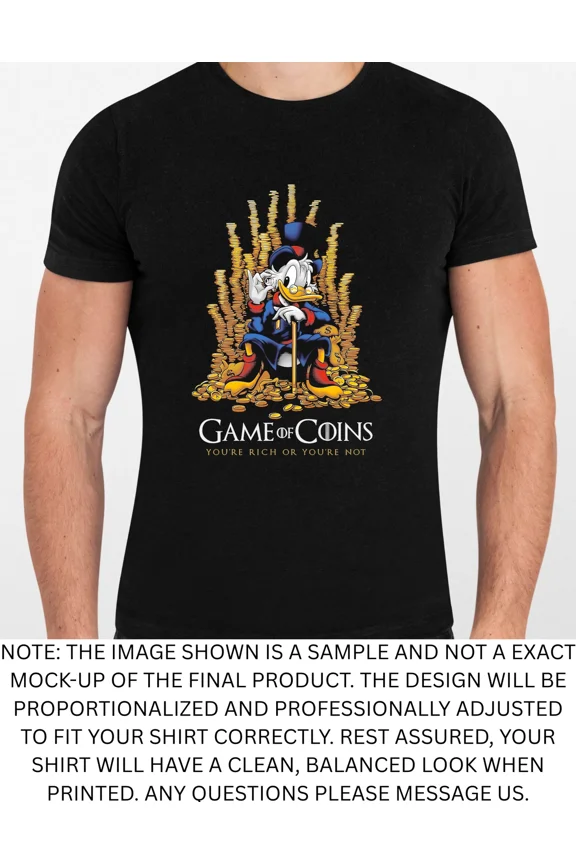 Game Of Coins Graphic T Shirt Men or Women NEW