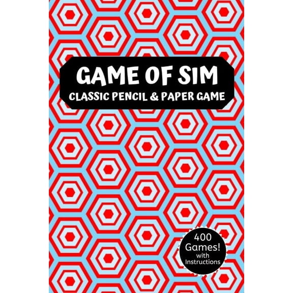Game Of Sim: A Classic Strategy Game Hexagon Activity Book - For Kids and Adults - Novelty Themed Gifts - Travel Size (Paperback)