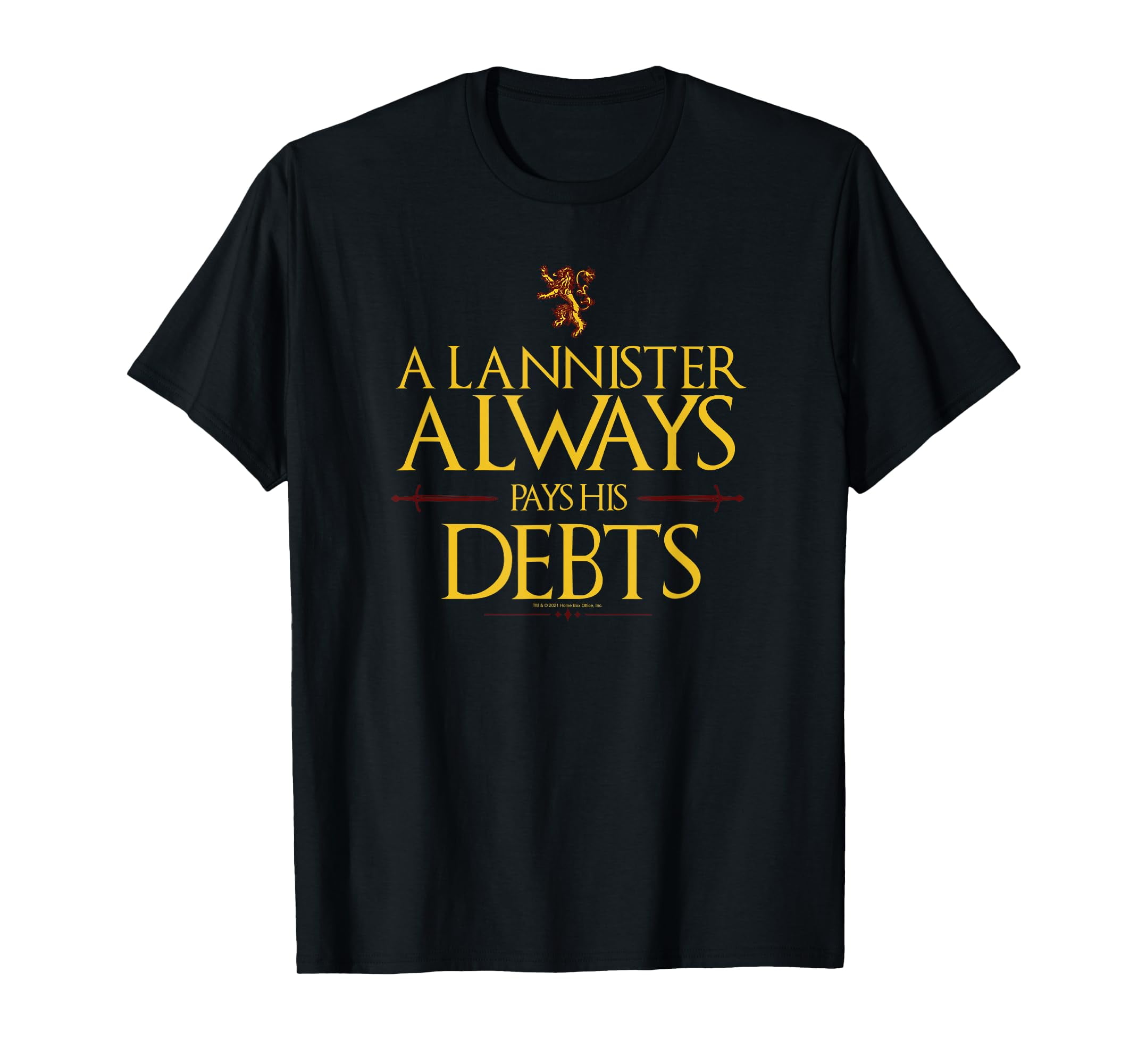 Camiseta Gamer Camiseta Game Of Thrones 'A Lannister Always Pays