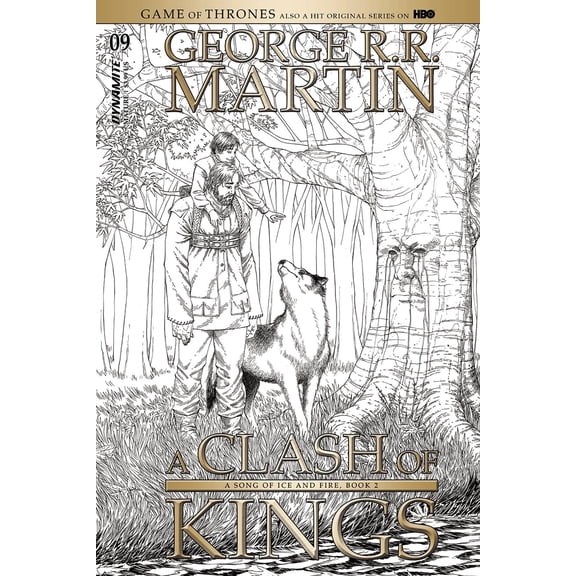 Game Of Thrones Clash Of Kings #9 (Cvr C 10 Copy Miller B&w Incv) D. E. Comic Book