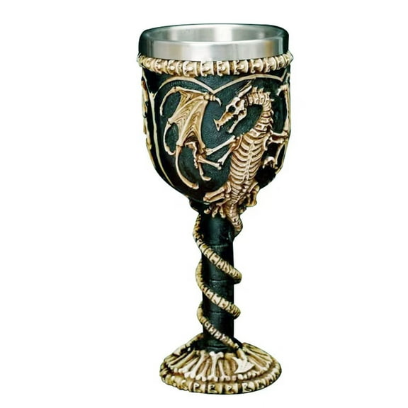 Game Of Thrones Gift Resin Skull Cup Personalized Tableware Home Decoration,Gold