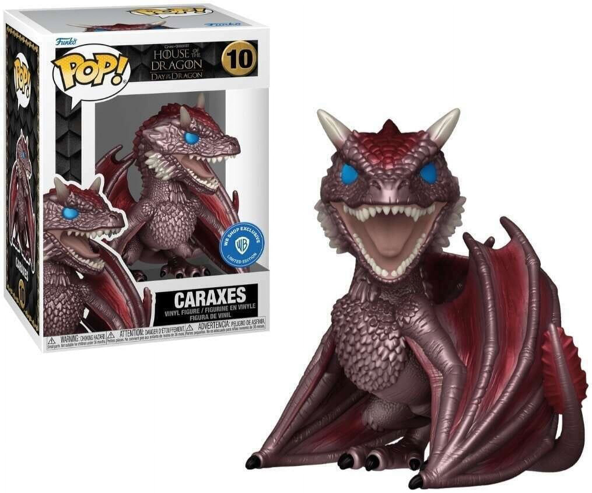 Funko Pop House of the Dragon 10 - Caraxes Metallic EXCLUSIVE