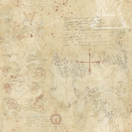 Game Of Thrones Map Peel & Stick Wallpaper