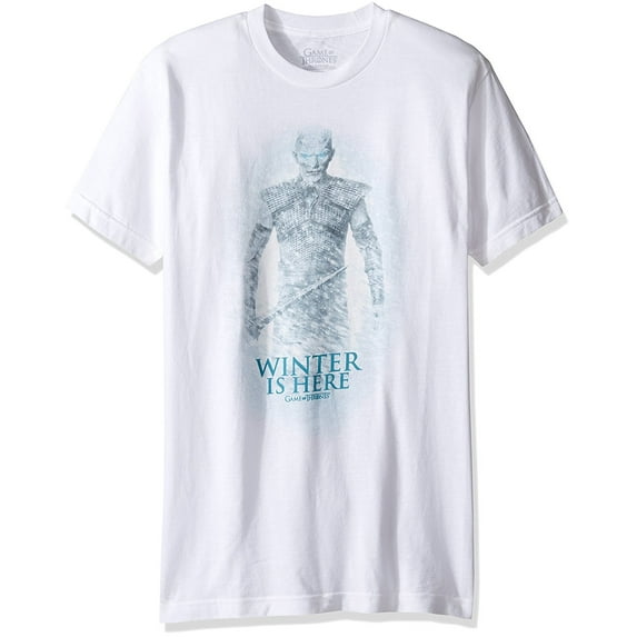 Game Of Thrones Men's Night King Winter Is Here T-Shirt White