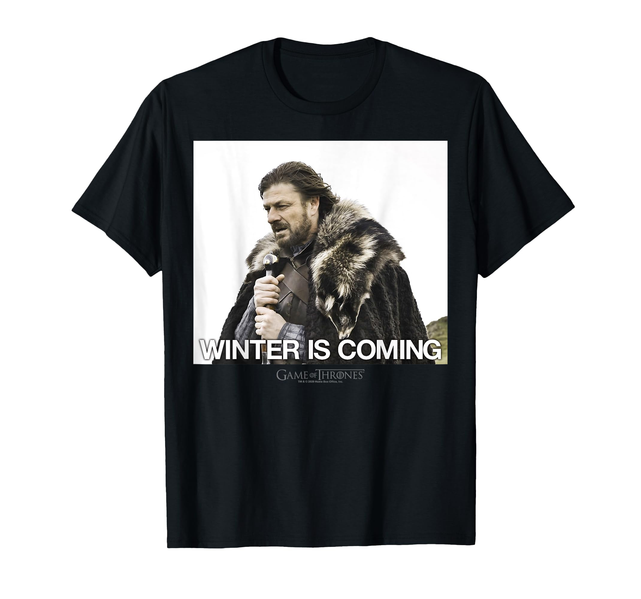 Game of thrones ned stark winter is coming meme t shirt walmart