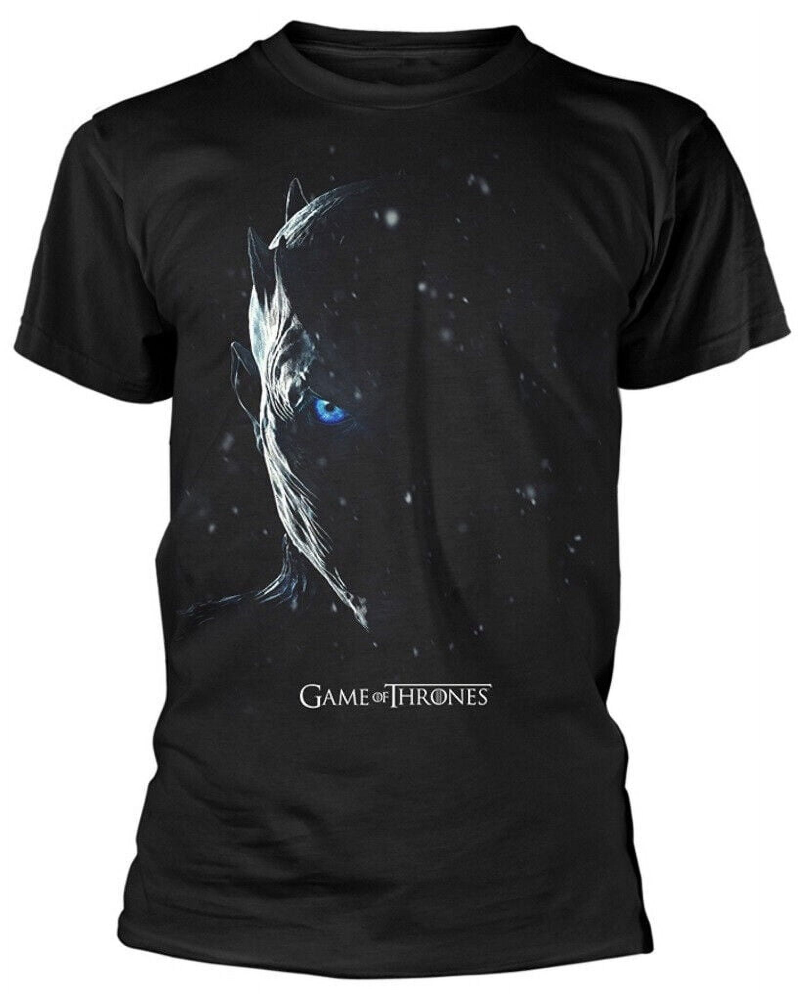 Game Of Thrones Night King Poster Black TShirt OFFICIAL