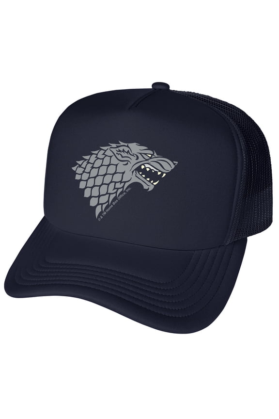 Game Of Thrones Stark Sigil Foam Snapback Trucker Hat - Unisex for Men and Women