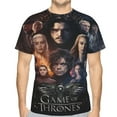 thumbnail image 1 of Game Of Thrones T Shirt 3d Printed Crewneck Graphic Short Sleeve Tees For Mens, 1 of 6