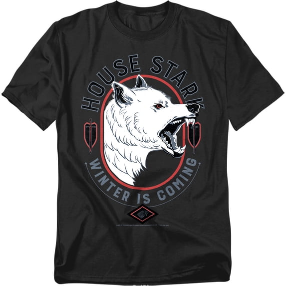 Game Of Thrones T-Shirt House Stark Winter Is Coming Unisex Graphic Tee for Men & Women