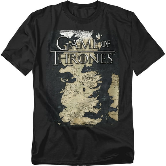 Game Of Thrones T-Shirt Series Map Unisex Graphic Tee for Men & Women