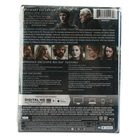 Game Of Thrones: The Complete Sixth Season (Blu-ray + Plus Bonus Disc) (Widescreen)