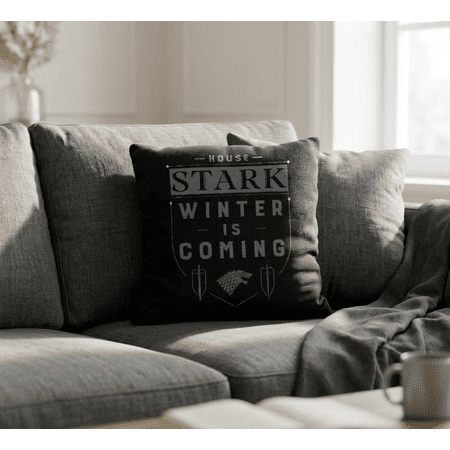 Game Of Thrones Winter Is Coming Jacquard Throw Pillow, 20 x 20 inches