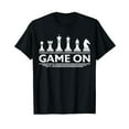 thumbnail image 1 of Game On Chess Pieces Funny Board Game Themed Gift Men Kids T-Shirt, 1 of 5