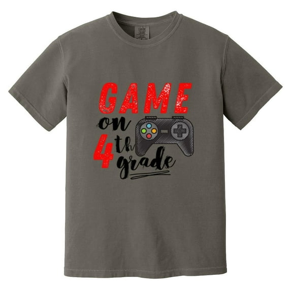 Game On Fourth Grade Funny Back To School Student Teacher Comfort Color T-Shirt